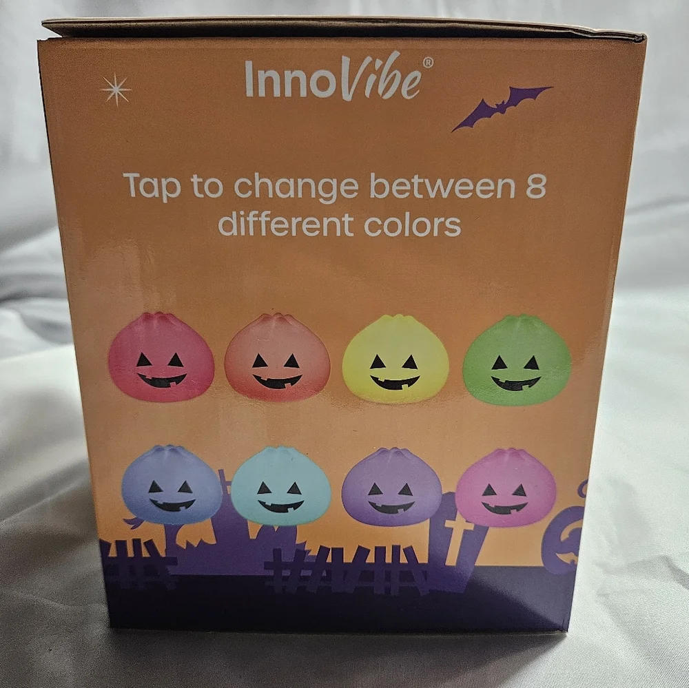Squishy Spooky Dumpling Color Changing Light NWT